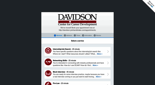 davidson-college.appointlet.com