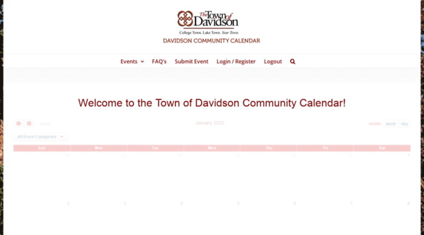 davidsoncommunitycalendar.org