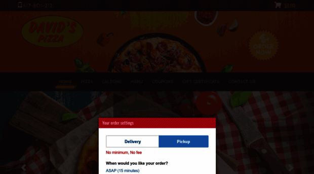 davidspizza.net