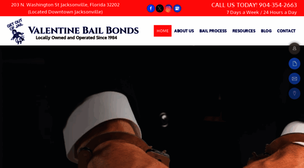 davidvalentinebailbonds.com