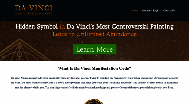 davincimanifestationcode.com