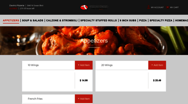 davincispizzeriatogo.com