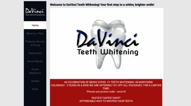 davinciteethwhiteningftcollins.com