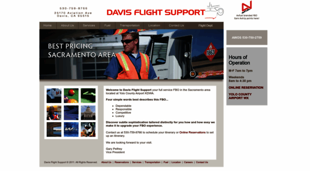 davisflightsupport.com