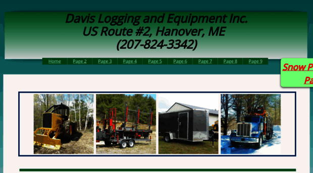 davisloggingandequipmentinc.com