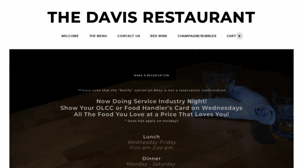 davisrestaurant.com