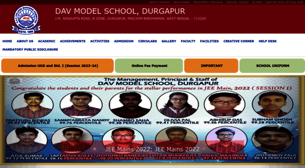 davmodeldurgapur.com