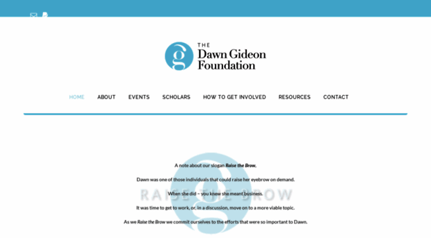 dawngideonfoundation.org