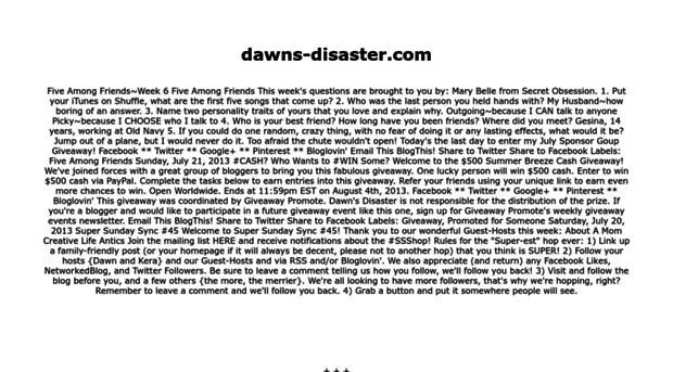 dawns-disaster.com