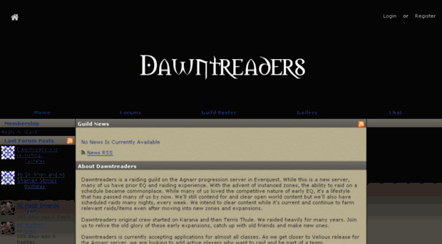 dawntreaders.gamerlaunch.com