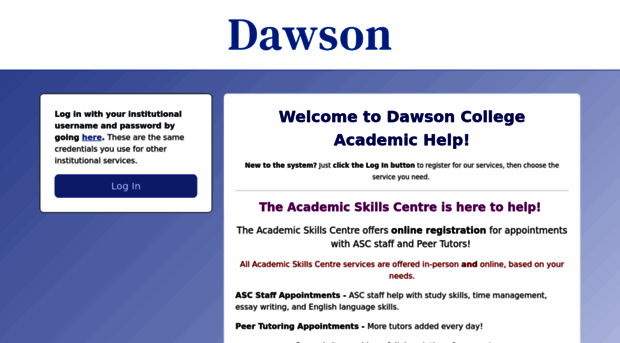 dawsoncollege.mywconline.com