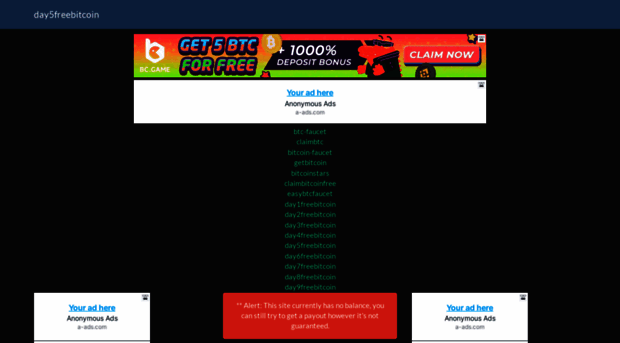 day5freebitcoin.faucetfly.com