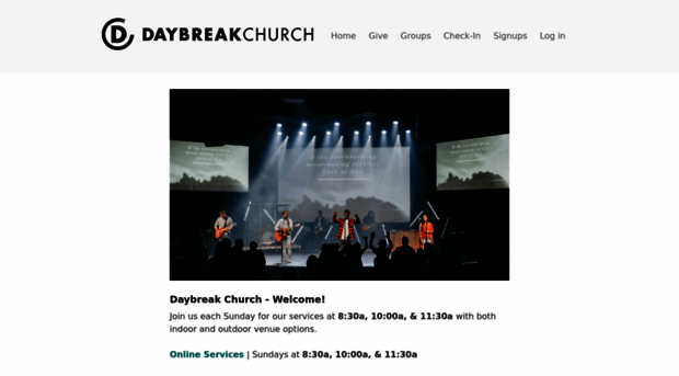 daybreak.churchcenteronline.com