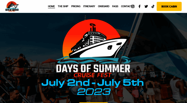 daysofsummercruise.com