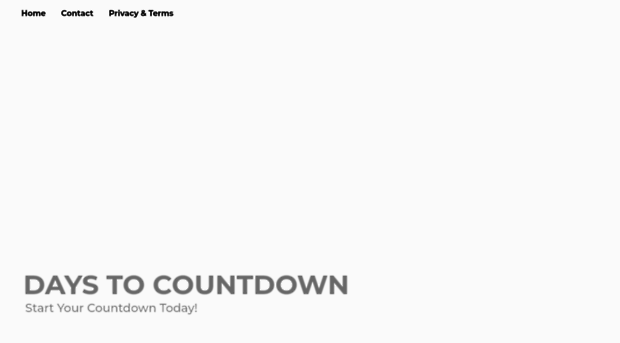 daysto.app
