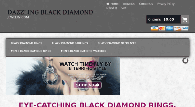 dazzlingblackdiamondjewelry.com