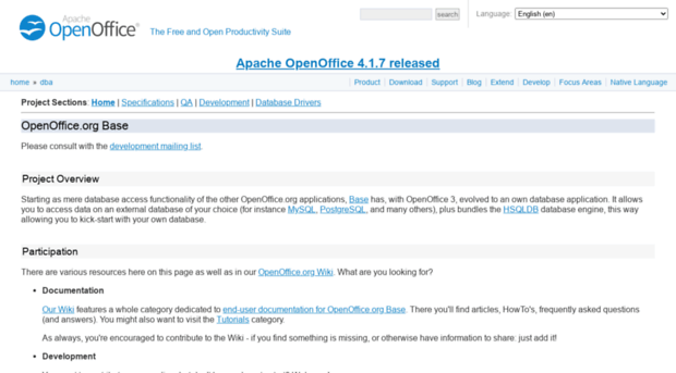 dba.openoffice.org