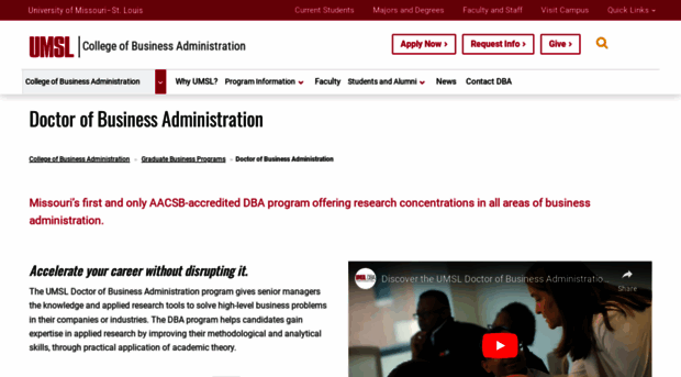 dba.umsl.edu