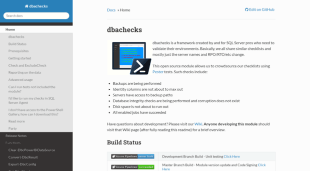 dbachecks.readthedocs.io