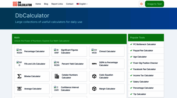 dbcalculator.com