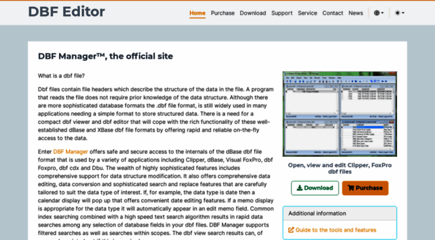 dbfeditor.com