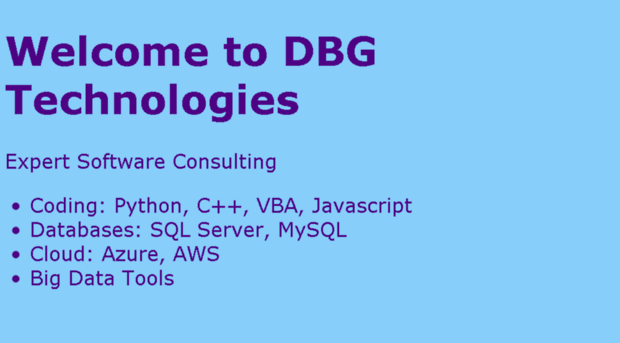 dbgtech.com