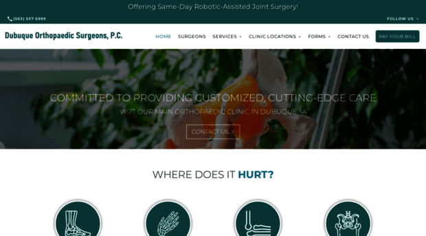 dbqorthosurgeons.com