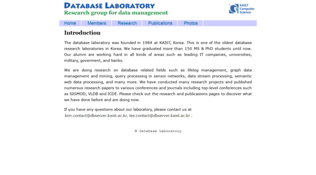 dbserver.kaist.ac.kr