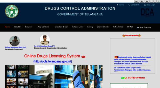 dca.telangana.gov.in