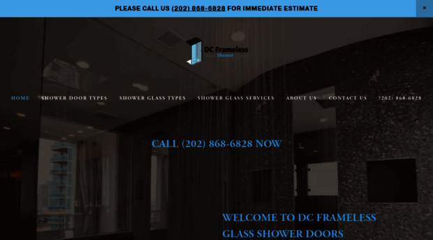 dcframelessglassshowerdoors.com