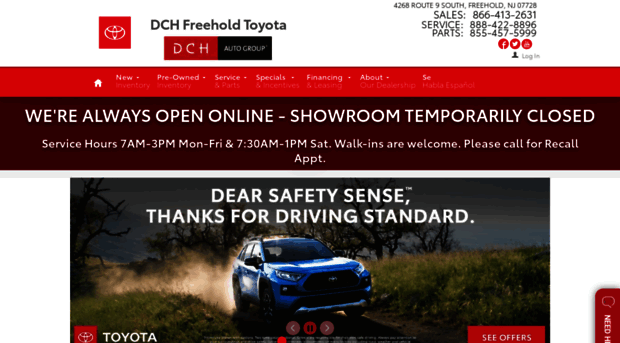 dchfreeholdtoyota.calls.net