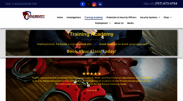 dcjstrainingacademy.com