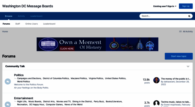 dcmessageboards.com