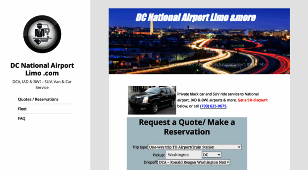 dcnationalairportlimo.com