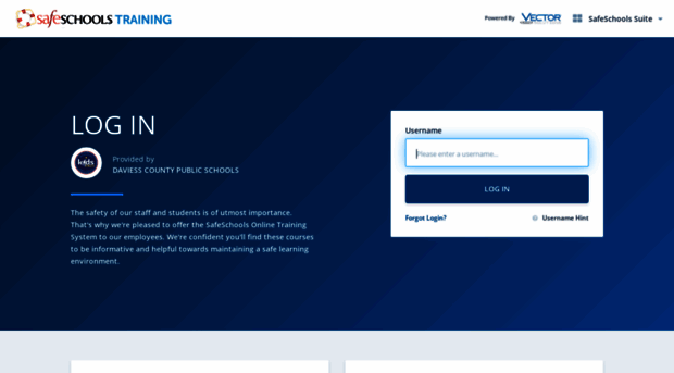 dcps-ky.safeschools.com - Vector Training, K-12 Edition - Dcps Ky