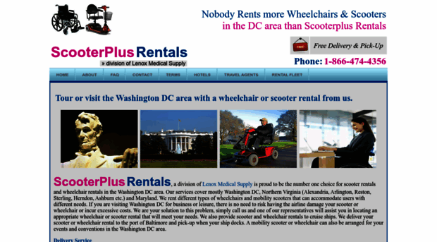 dcwheelchairrental.com