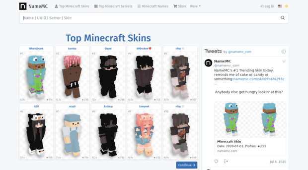 Minecraft Skins Name List - Minecraft Kit