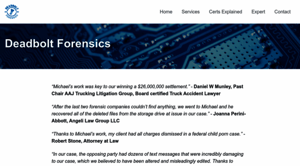 deadboltforensics.com