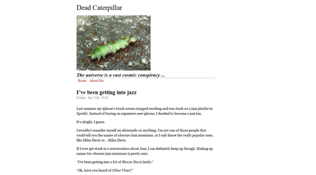 deadcaterpillar.com