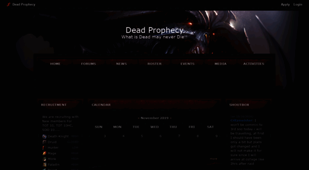 deadprophecy.shivtr.com