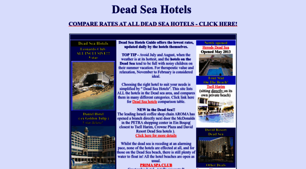 deadsea-hotels.com