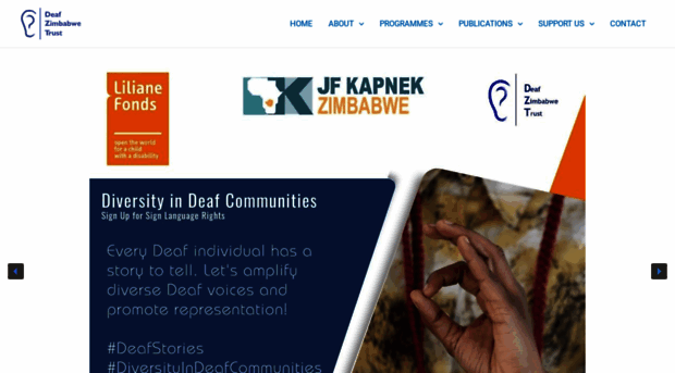 deafzimbabwetrust.org