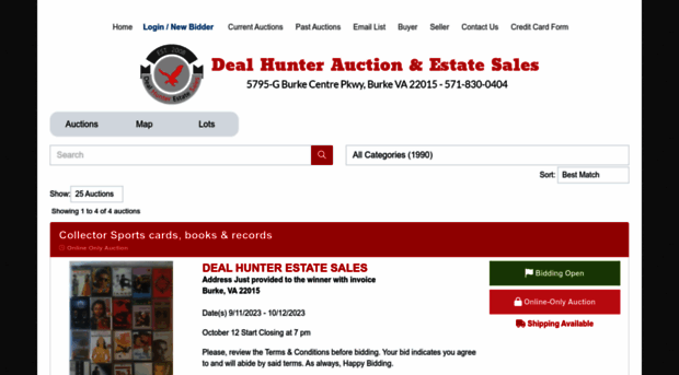 dealhunterauction.hibid.com