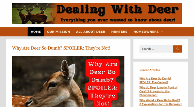 dealingwithdeer.com