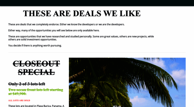 deals.vivatropical.com