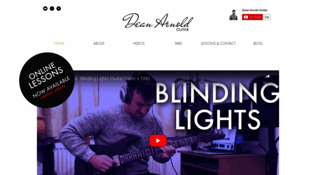deanarnoldguitar.com