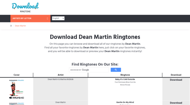 deanmartin.download-ringtone.com