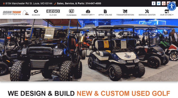 deanteamgolfcarts.com