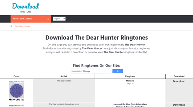 dearhunter.download-ringtone.com