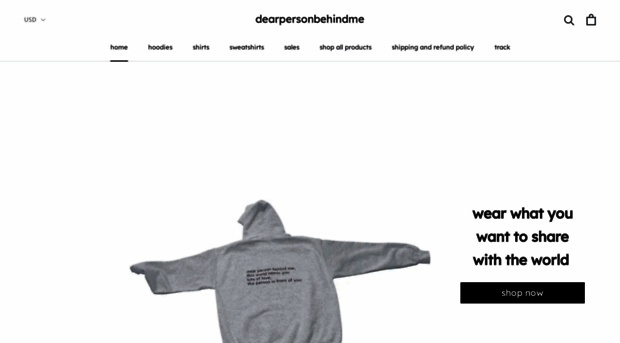 dearpersonbehindme.com